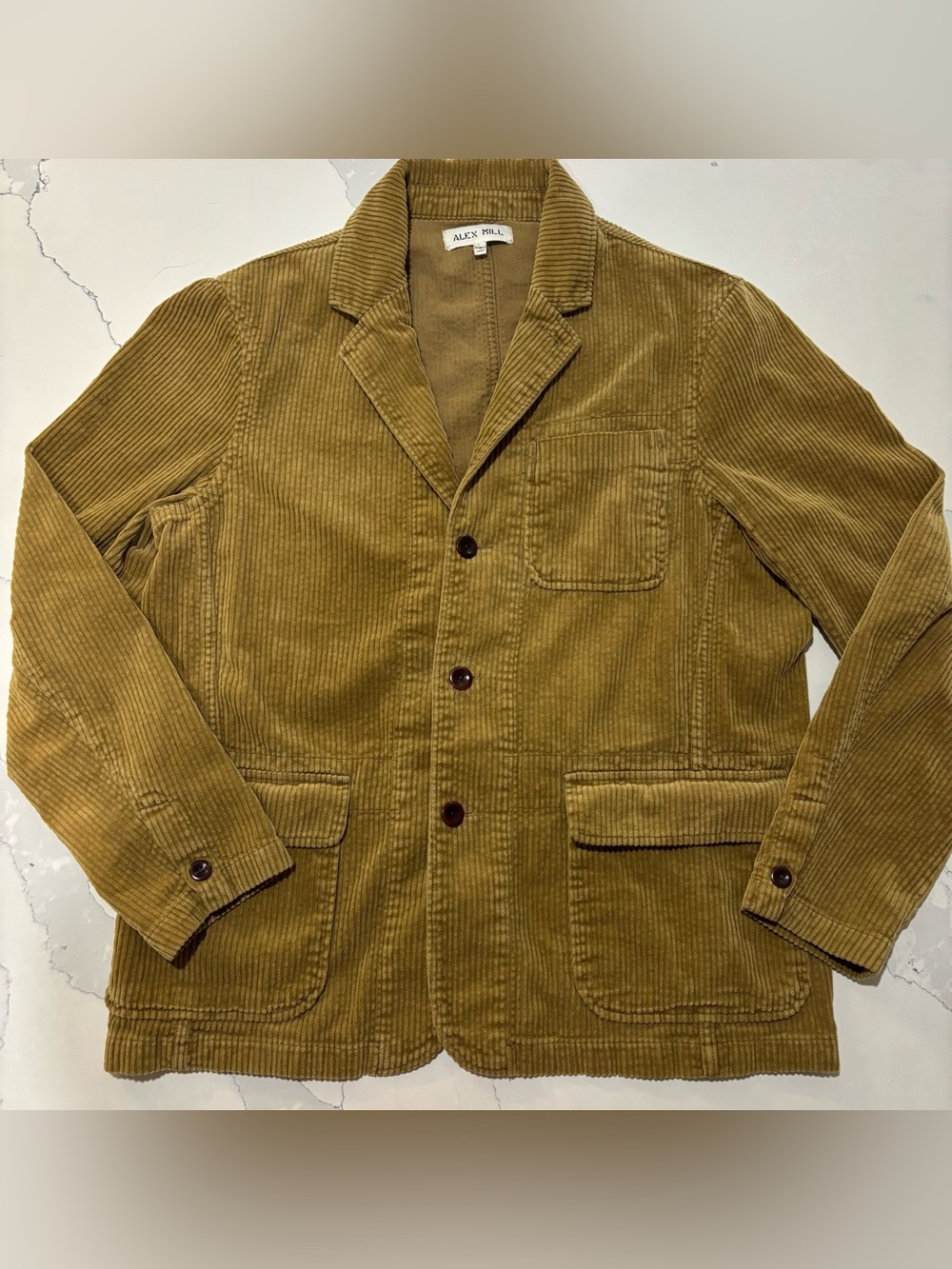Alex Mill Olive Green Corduroy Blazer Jacket